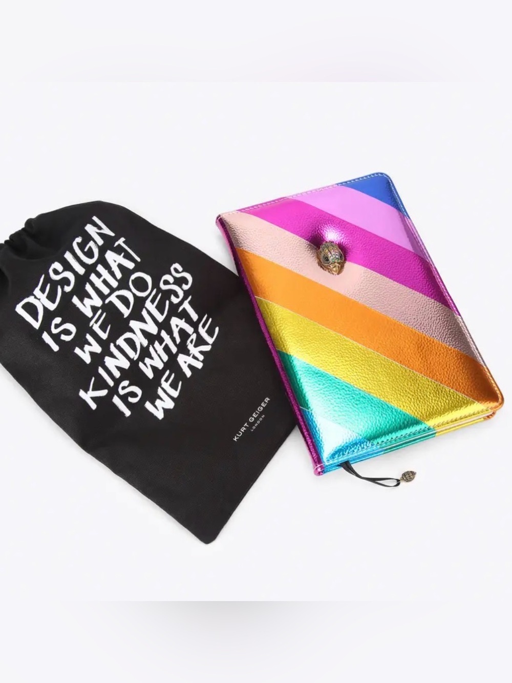 NWT Kurt Geiger Rainbow Notebook